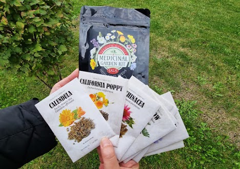Medicinal Garden Kit planting guide and herbal garden